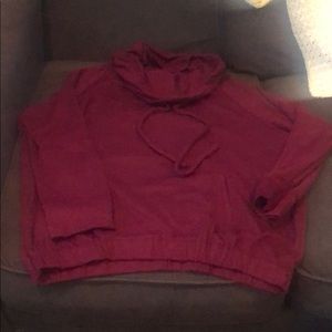 Umgee USA maroon super soft curvy sweatshirt